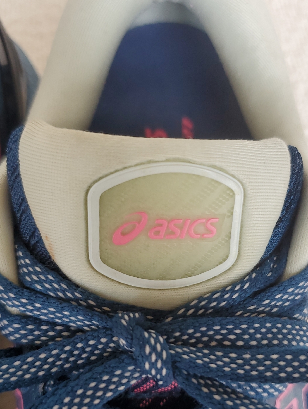 Asics Women's Gel KAYANO 27 Running Shoe Blue with Pink Logo Size 7.5 - Picture 3 of 10